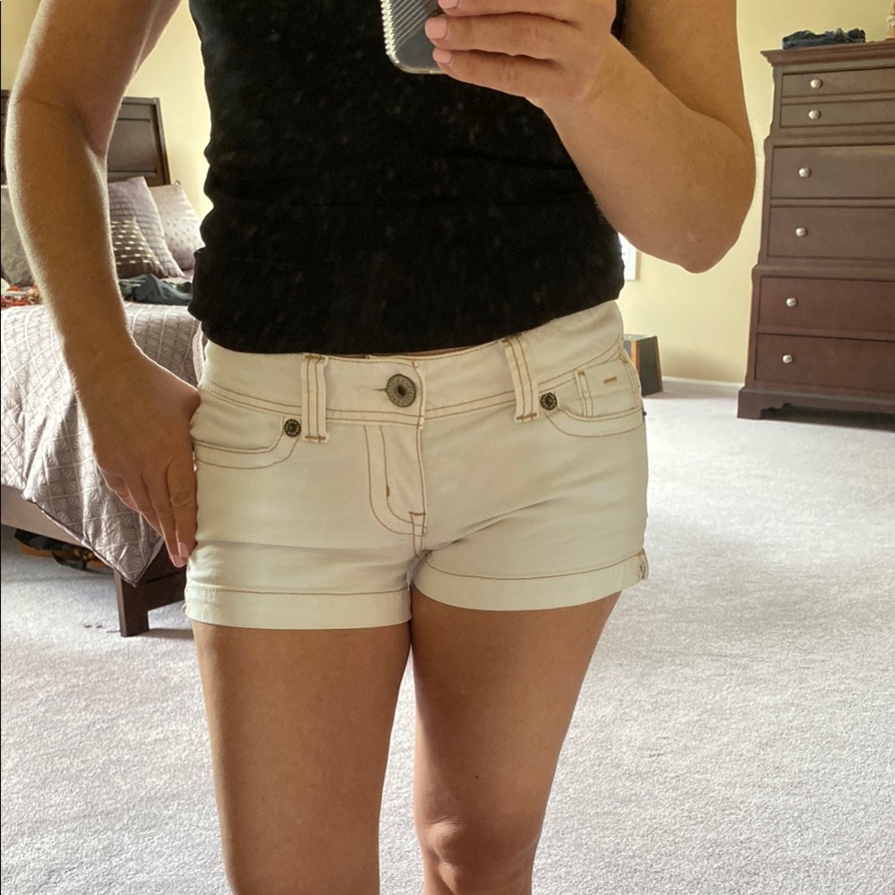Guess Brand Women's White Denim Shorts